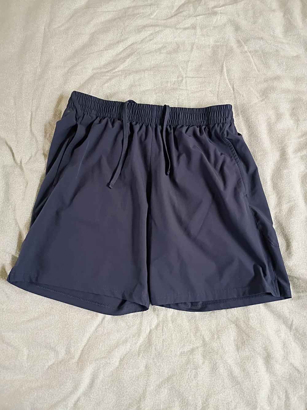 Layer8 Qwick-Dry 7 Inch Navy Athletic Shorts